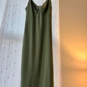 Elegant Sage Green Bodycon Dress